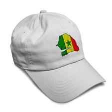 Soft Women Baseball Cap Senegal Flag Map Embroidery Countries Dad Hats for Men