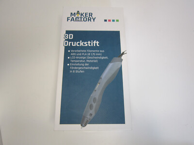 MAKERFACTORY UN-400B 3D Drucker-Stift PCL PLA ABS 1.75 mm    2245
