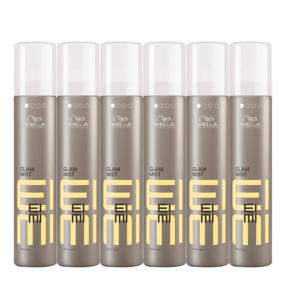 Wella EIMI Shine Glam Mist 200ml Spray Capelli Lucidi - Set 6 Unità