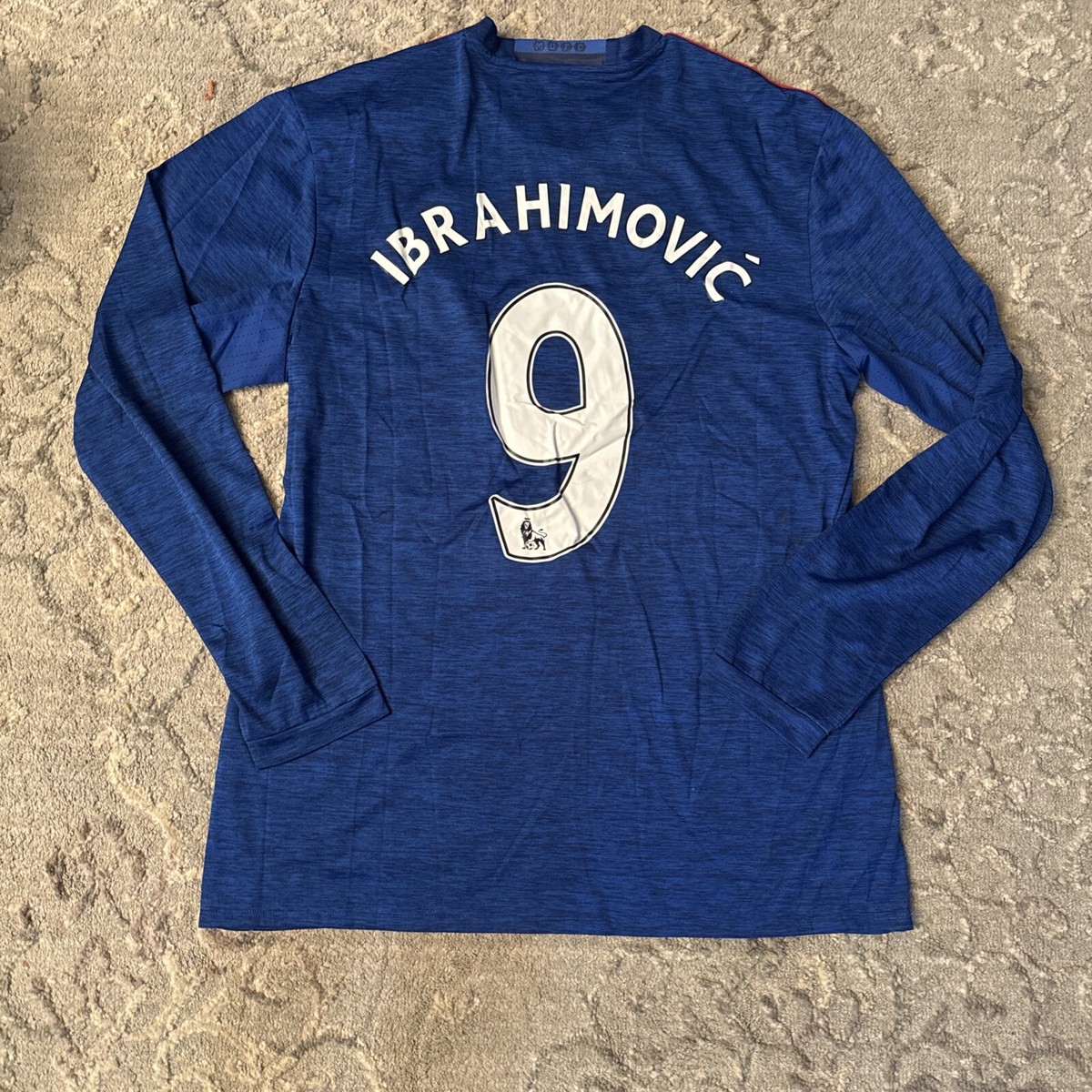 16-17Manchester United IBRAHIMOVIĆ 9番　 M 2016/17 Manchester United Home Jersey #9 Ibrahimovic XL