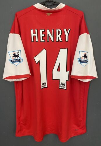 MEN FC ARSENAL 2006/2008 THIERRY HENRY SOCCER FOOTBALL SHIRT JERSEY SIZE 2XL XXL - Picture 1 of 17