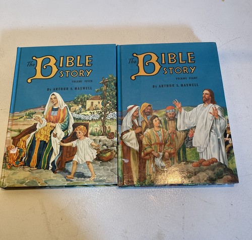 The Bible Story Hardcover Lot Antique - Picture 4 of 5