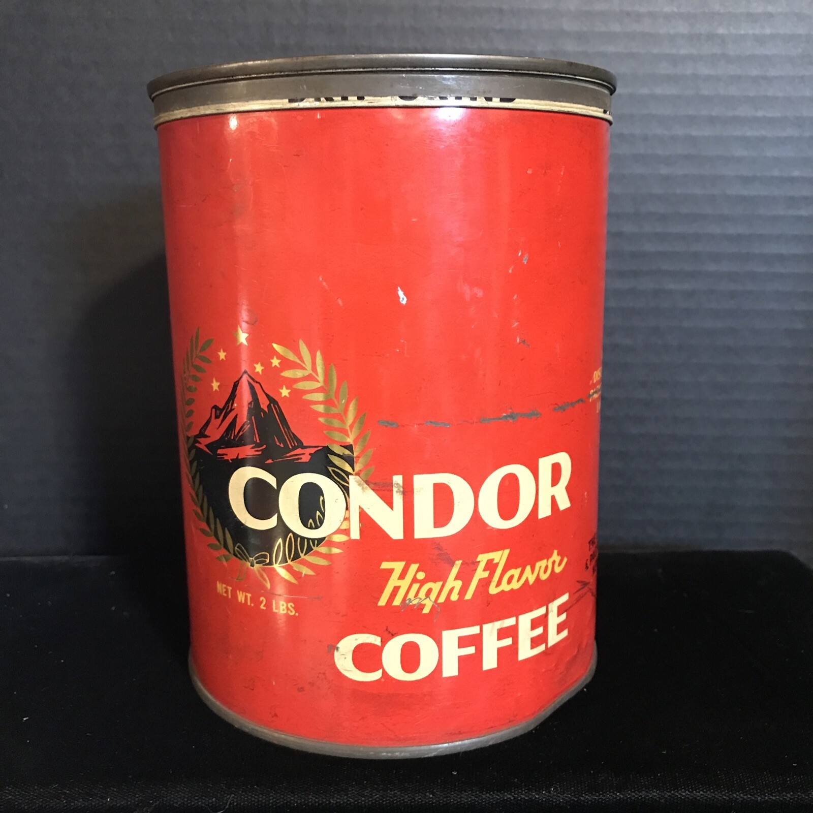 VINTAGE CONDOR COFFEE TIN-THE GREAT ATLANTIC & PACIFIC TEA CO. NEW YORK ...