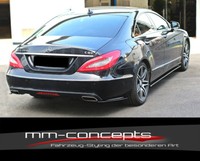CUP Seitenschweller AnsäTze Schwarz Mercedes Benz CLS W218 C218 Skirts Leisten