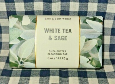 NEW White Tea & Sage Cleansing Bar 5 oz Bath & Body Works SHIPS FREE!