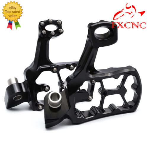For Yamaha YZ125X 2017-2024 YZ250X 2016-2024 CNC Extended Footpegs Footrest Pegs - Picture 7 of 10