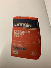 LARSEN ,RAPID SET FLEXIBLE 20KG ADHESIVE , GREY, 50 Bags (pallet Deal)