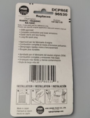 NGK DCPR6E Standard Plug, 0.35 In Fill Gap, 12 Mm Thread - Foto 7