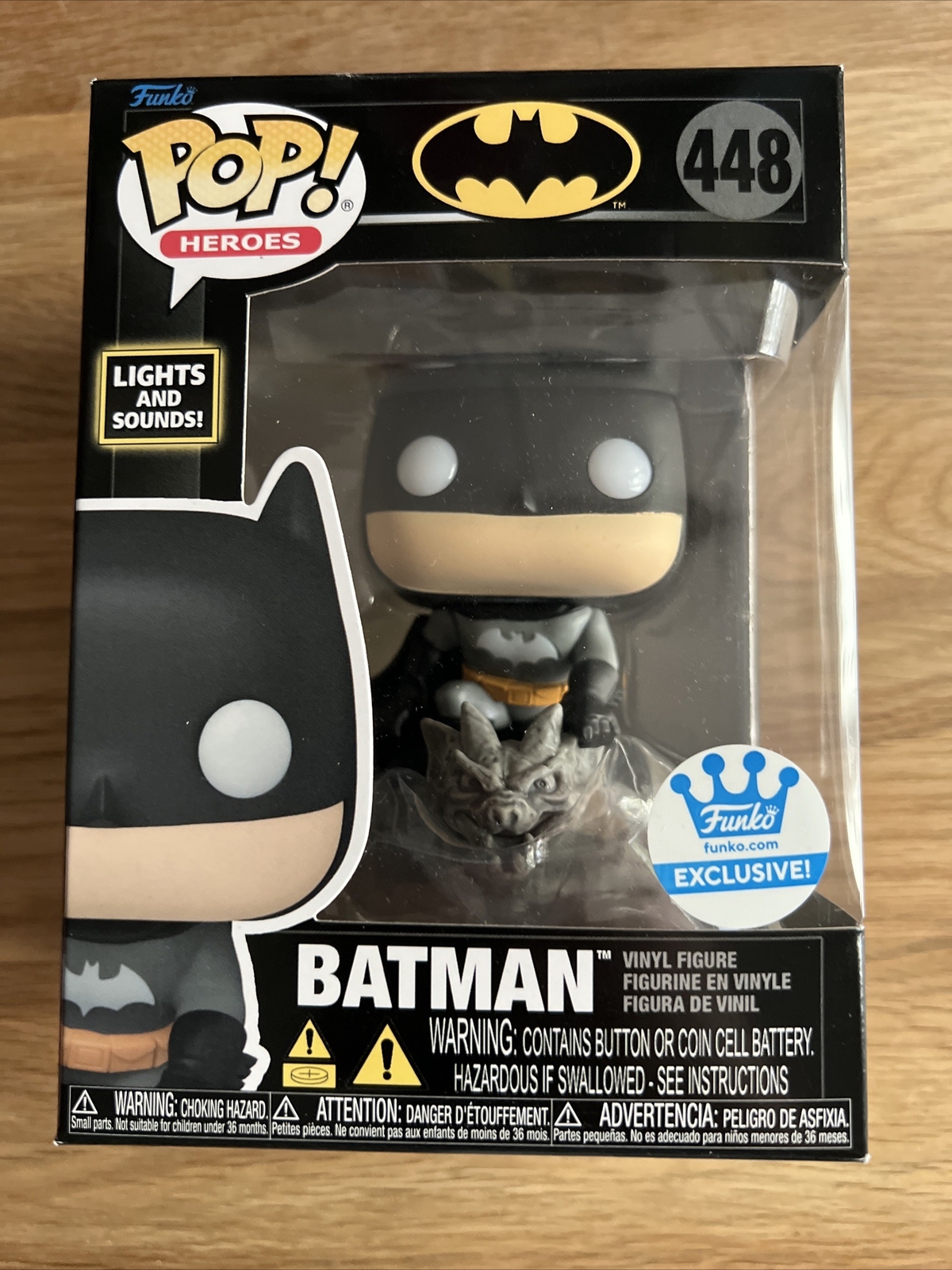 En Oferta Dc Batman 448 Lights &Amp; Sounds Funko Exclusive Funko Pop Embalaje Original Nuevo Raro