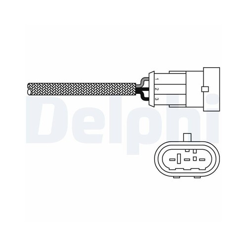 Sonde à Oxygène Delphi ES10971-12B1 - Capteur Lambda OE Pour Voiture - Activation Rapide Et Fiable