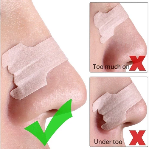 100-200-300-500-1000 pcs Nasal Strips Breathe Right Better Anti Snoring Sleeping - Picture 4 of 10
