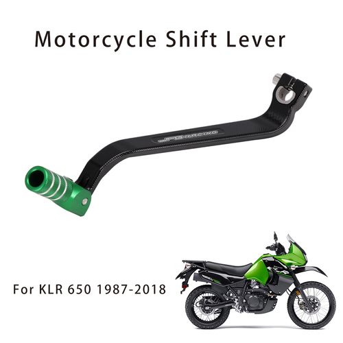 KLR650 Gear Shifter Lever Extended 10mm Folding Tip CNC For KLR 650