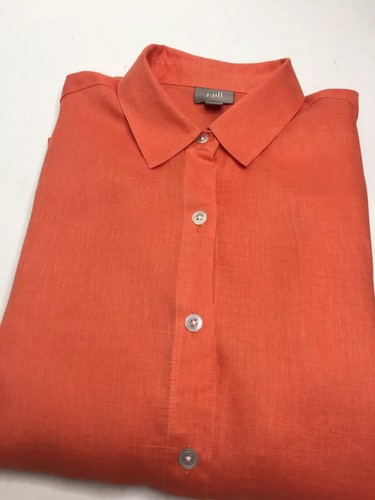 Women’s J.Jill Linen Button Up Tunic Top Blouse •Size XS *NWOT - Picture 10 of 10