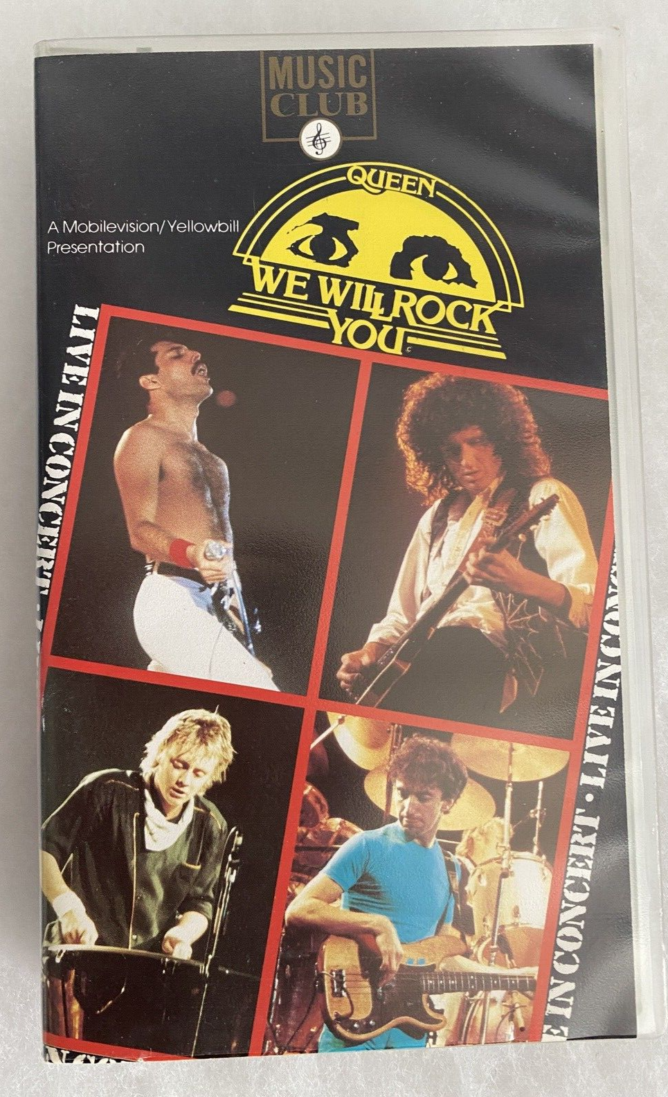 Queen We Will Rock You Live In Concert VHS PAL Video Metal Rock Classic 1989