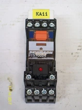 SCHRACK RELAY PT570024 with SOCKET BASE ET-PCS01/24DC/4SC