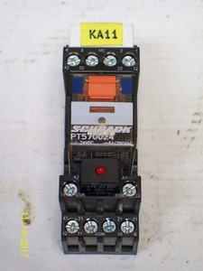 SCHRACK RELAY PT570024 with SOCKET BASE ET-PCS01/24DC/4SC