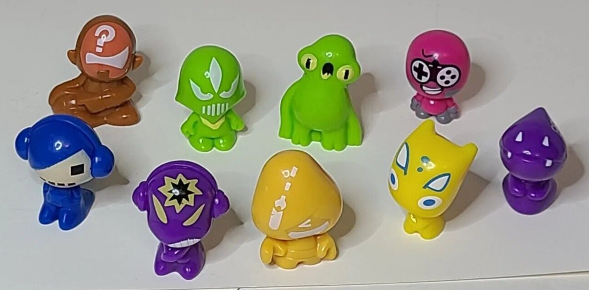 Lot of 9 Gogo Crazy Bones Imon Cho Pop Zarzar Dare B-ball Atori