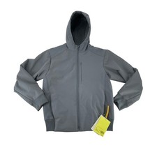 All in Motion Softshell Hooded Jacket M Gray New