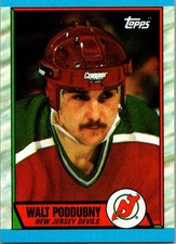 1989-90 Topps #184 Walt Poddubny