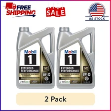 (2 pack) Mobil 1 Extended Performance Full Synthetic Motor Oil 5W-30, 5 Quart