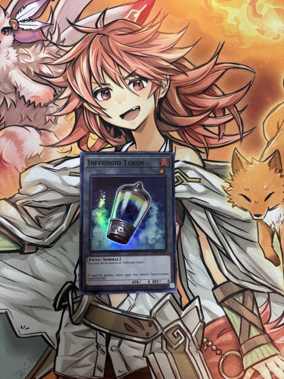 Infernoid Token OP25-EN027 NM Super Rare Unlimited Yugioh In Hand