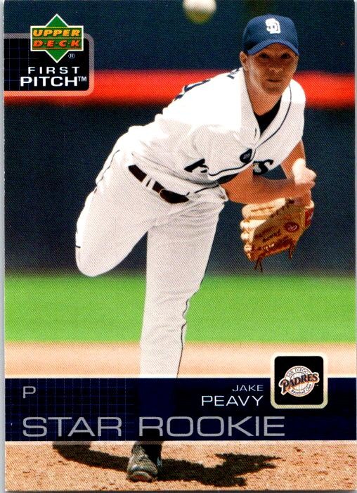 2003 Upper Deck First Pitch Jake Peavy Rookie #26 San Diego Padres