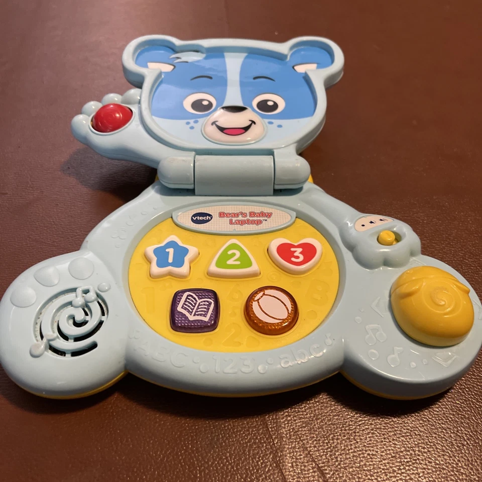 VTech Bear's Baby Laptop Interactive Learning Toy with Sounds - Image 4 of 4