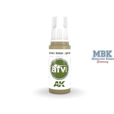 AK Interactive S.L. AK-11383 BRITISH LIGHT MUD (3rd Generation)