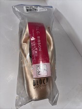 New Bloch Ballet pointe shoes Balance Lisse Size 6.5 4X W/ Elastics Not Sewn In
