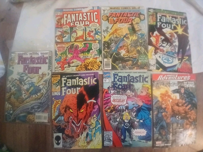 Fantastic Four Comic Lot 7 Issues 1973-2005 Marvel Bronze Age Readers