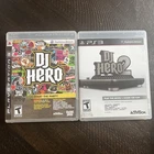 DJ Hero 1 and 2 PS3 Bundle Lot (Sony PlayStation 3 PS3)
