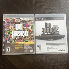 DJ Hero 1 and 2 PS3 Bundle Lot (Sony PlayStat...