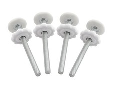 4 Pack Baby Gate Threaded Spindle Rod 8MM M8 , Replacement Screw Bolts Hardware