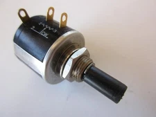 1x 73JB  100K Ohm CLAROSTAT 10-Turn Potentiometer 2 Watt Wirewound Pot NOS