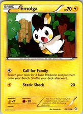 Emolga Pokemon Dragons Exalted 45/124 LP on eBay