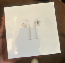 Apple AirPods White In-Ear Wireless Bluetooth Earbuds w/ Built-In Mic 2