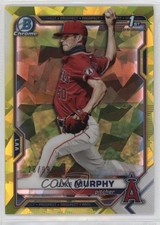 2021 Bowman Chrome Draft Sapphire Edition Yellow 28/99 Luke Murphy #BDC-167 10fh