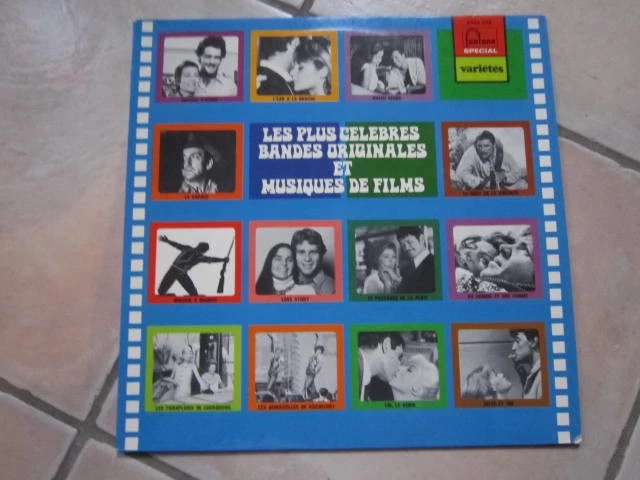 Disque vinyl 33 tours LES PLUS CELEBRES BANDES ORIGINALES ET MUSIQUE DE FILMS. - Photo 1/2