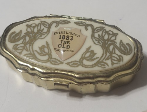 Antike Pillendose "Gegründet 1883 Die alte POST" - Bild 2 von 4