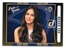2016 PANINI DONRUSS NFL FOOTBALL #3 MEGAN FOX FANS OF THE GAME,ACTOR