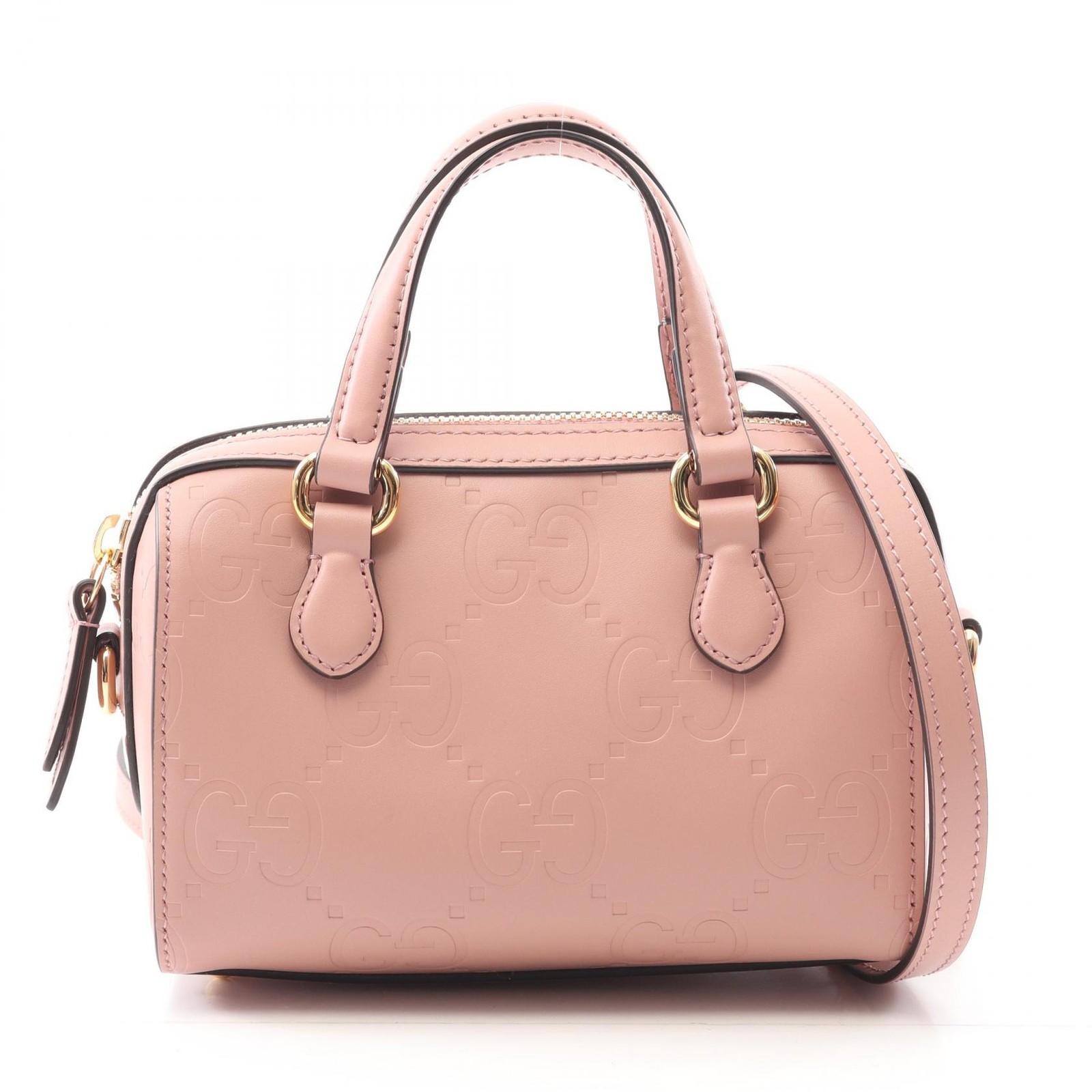 GUCCI GG Super Mini shoulder Handbag crossbody 790130 leather Pink Women