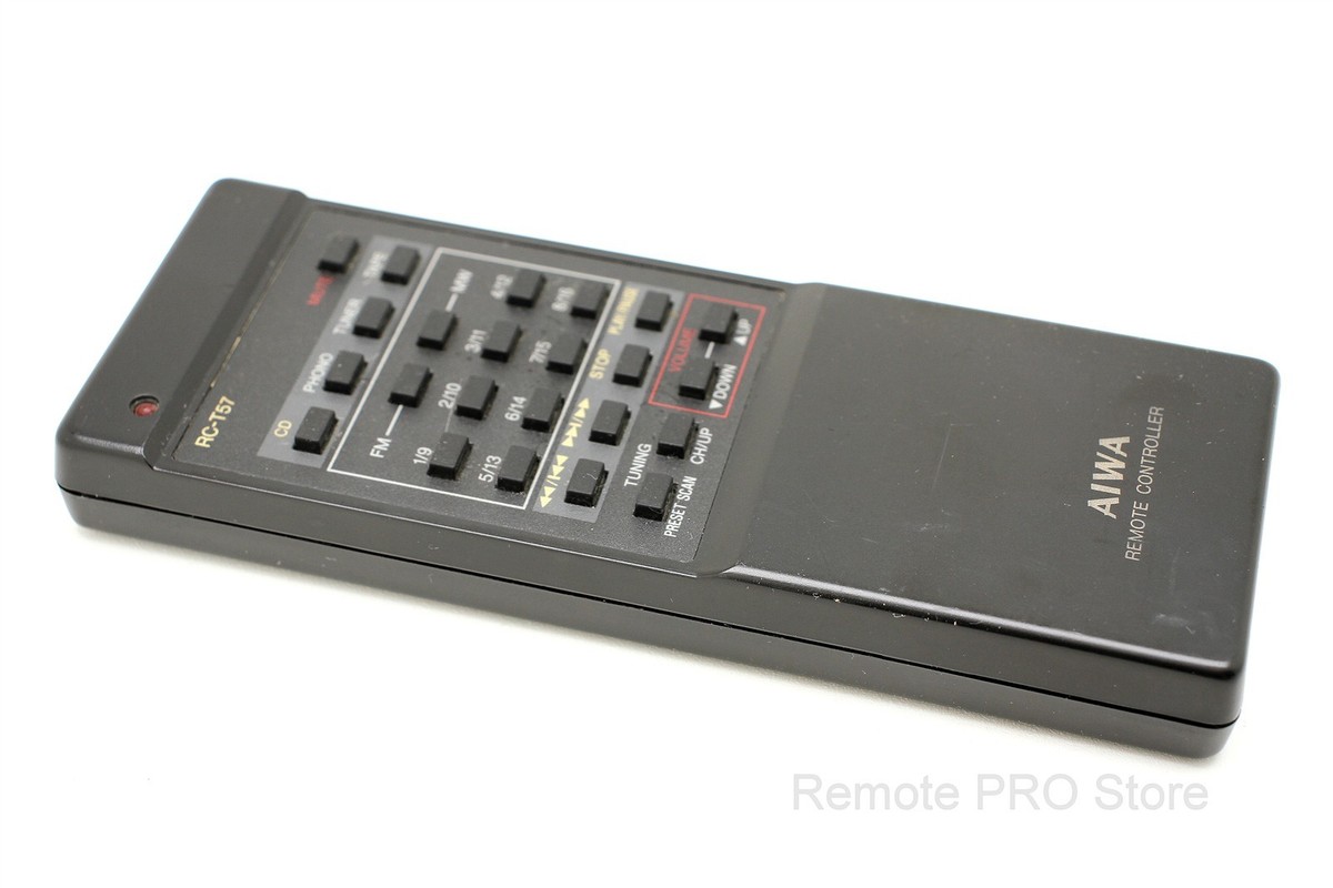 A6025 【AIWA】アイワ / ポータブル リモコン RC-Z1C002 AIWA Home Stereo System Remote Control CX-57 CX-57U CX-57C CX57