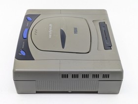 Sega Saturn HST-3200 Gray Console Complete Set Tested Japan NTSC-J