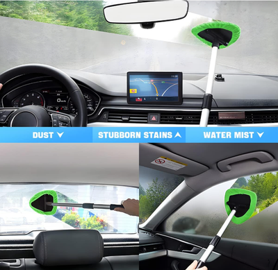 #ad #ad Windshield Cleaning Tool Car Window Cleaner Windshield Cleaner w 6 Reusable Pads $13.99