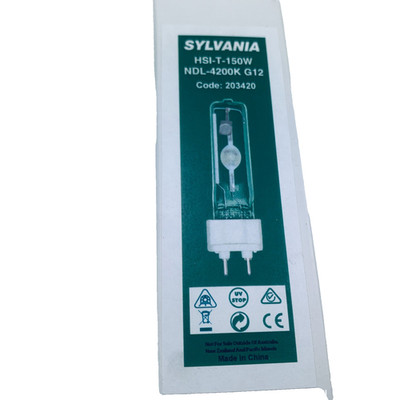 SYLVANIA HCI-T-150W NDL-4200K Metal halide lamp G12 base  (203420) White Cool