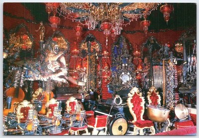 The Red Room House On The Rock Wisconsin Postcard Tchaikovsky Nutcracker