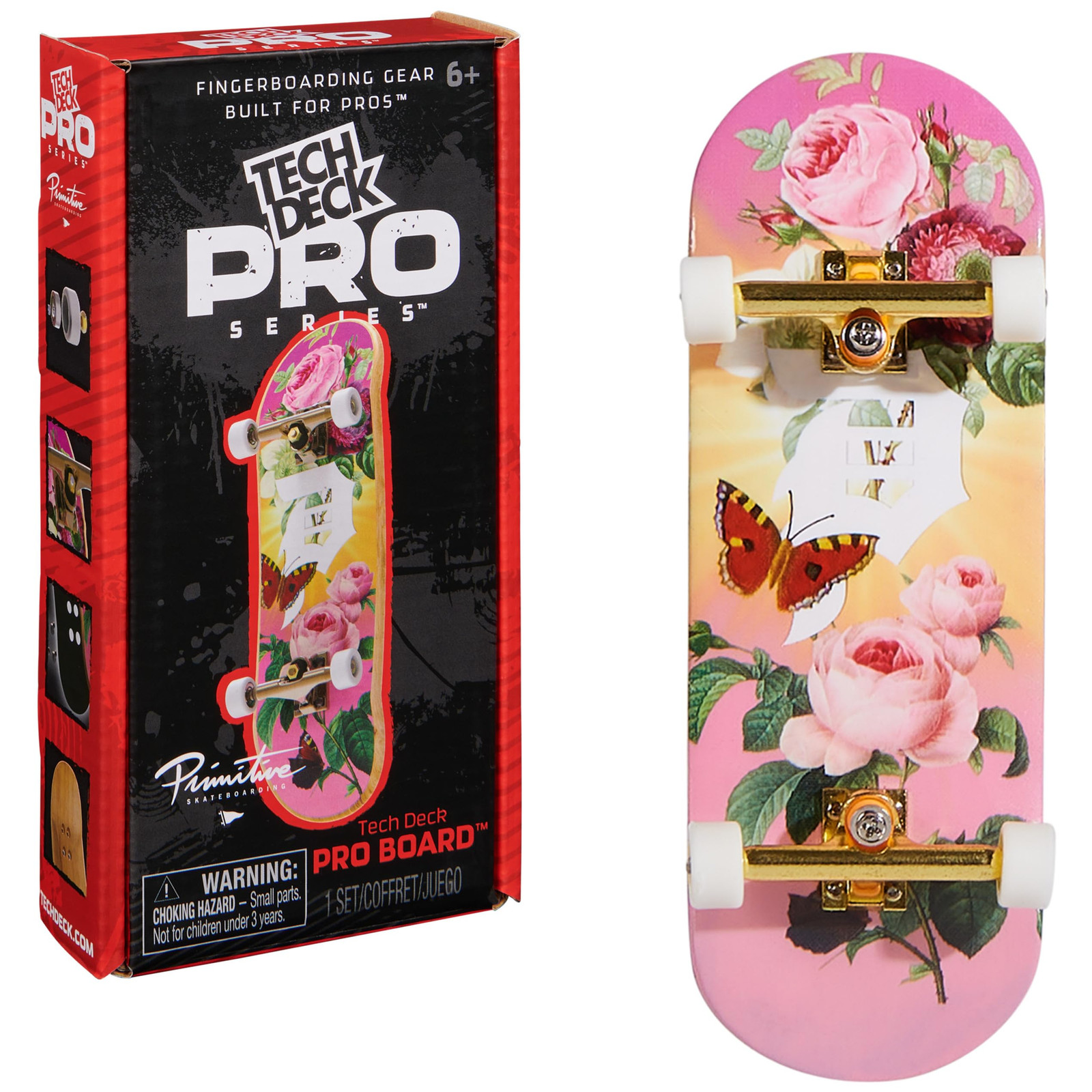 Primitive Series Pro Fingerboard with Built-In Storage Display, Authentic Design