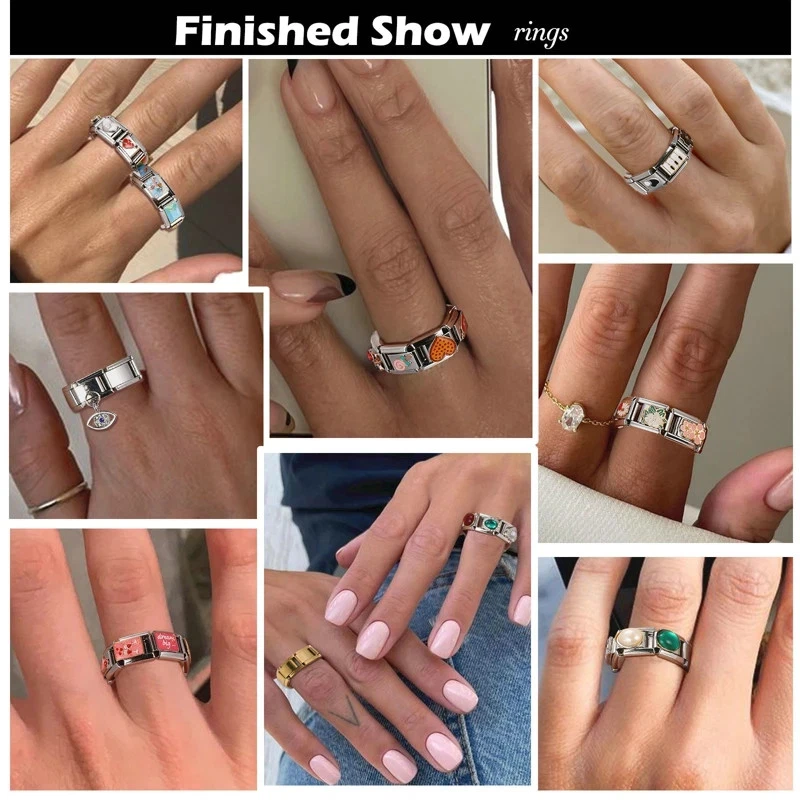 Stainless Steel Starfish Pearl Shell Charm Link Bracelet Women Gold Tone Jewelry - Image 4 of 4