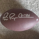 Michael Irvin Signed auto Wilson NFL Football Irvin COA  cowboys miami HOF NICE