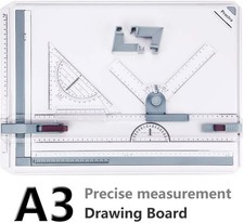 Preciva A3 Drawing Board, A3Drawing Table, Multi-function Technical Drafting Ta